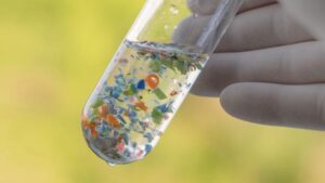 Microplastiche in una provetta