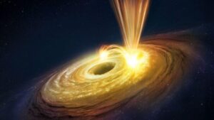 Buco Nero 'UFO' Catturato in un Momento Critico in un Primo Scientifico