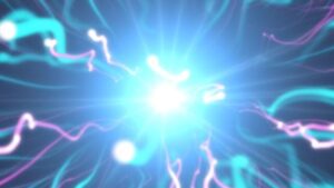 Esplosione della linea di particelle