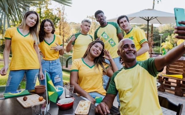 tifosi di calcio brasiliani