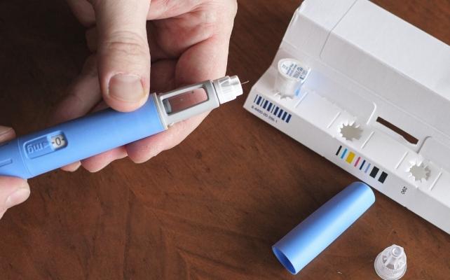 penna di semaglutide fuori da una scatola