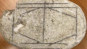 gioco da tavolo antico in pietra