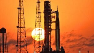 Veicolo spaziale Orion pronto per il lancio della missione Artemis 2