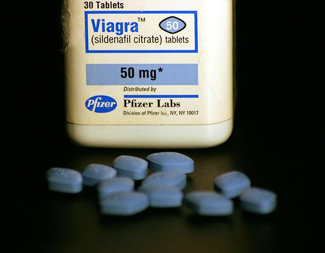 Bottiglia di pillole di Viagra