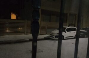Maltempo in Lombardia, grandine a Vigevano