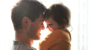 padre con bambino