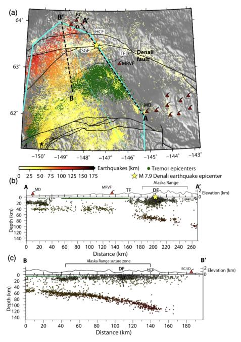 Gli scienziati trovano centinaia di terremoti nascosti in una linea retta sotto l'Alaska