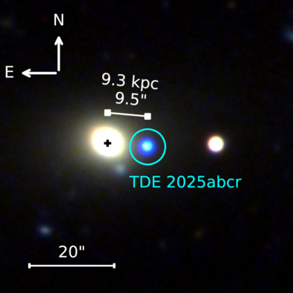 Un buco nero supermassiccio sta scappando dalla sua galassia a velocità folle