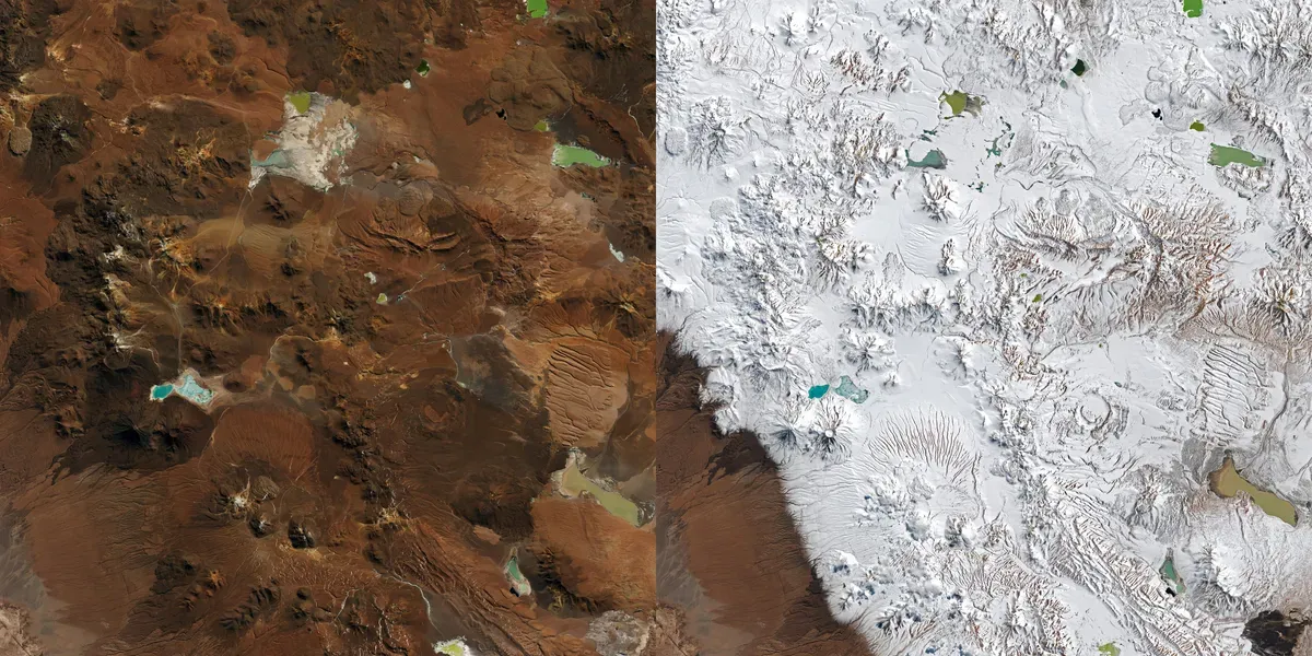 Pioggia e neve sul deserto di Atacama: una tempesta polare ha stravolto la regione più arida della Terra