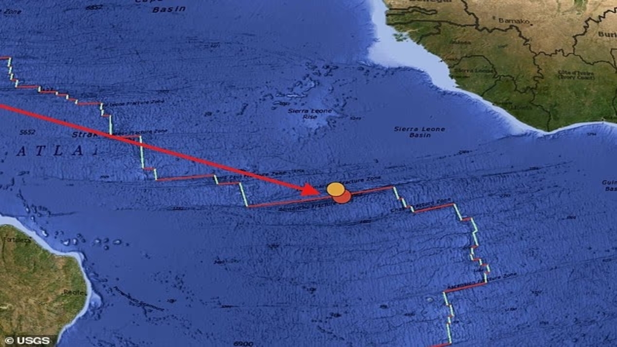 Due forti terremoti registrati nell’Oceano Atlantico preoccupano gli scienziati