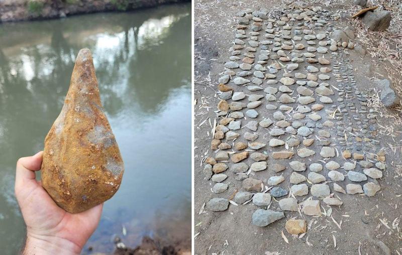 Amigdale, utensili in pietra rinvenuti nel sito acheuleano a nord di Gesher Benot Ya’aqov