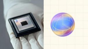 Il chip quantistico Willow di Google (a sinistra) ha ridotto di 40 volte gli errori degli stati magici.