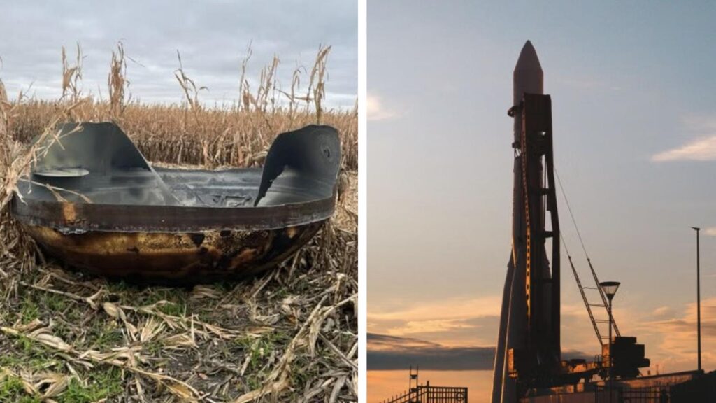 Un pezzo di razzo cinese cade in un campo di mais in Minnesota
