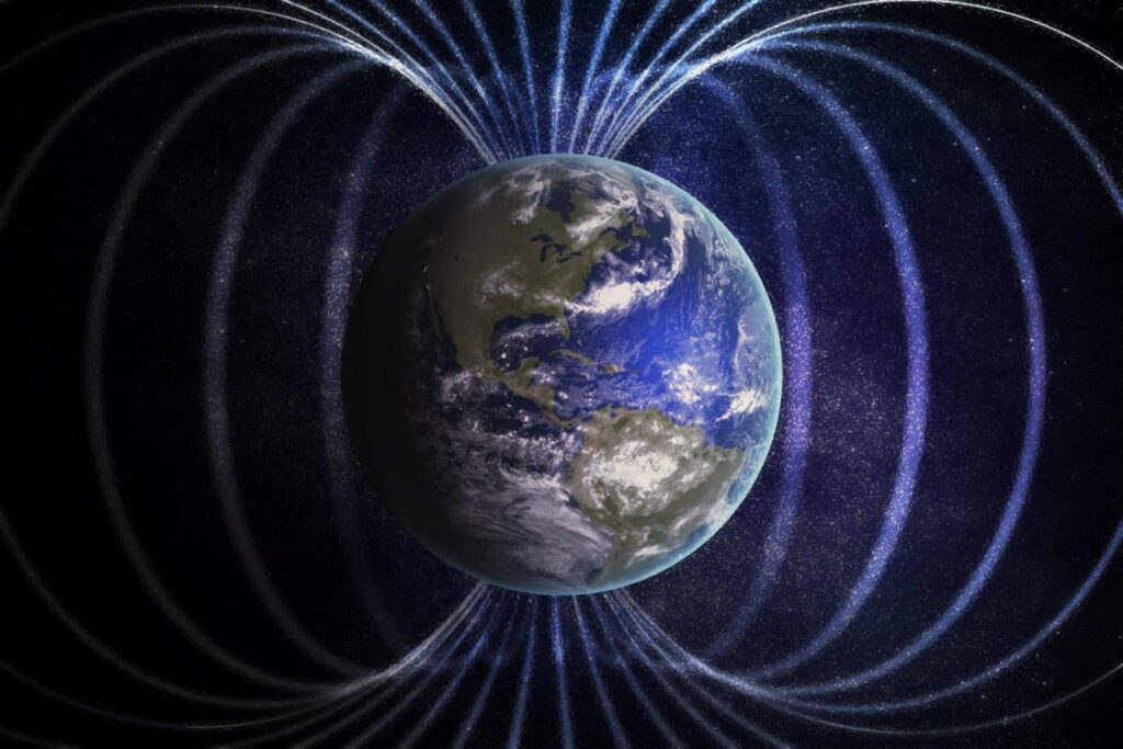 La Terra attenua in modo irregolare le onde al confine con il vento solare