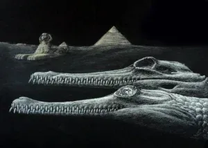 Una nuova specie di coccodrillo è stata scoperta nella pietra calcarea utilizzata per costruire la Grande Sfinge d’Egitto