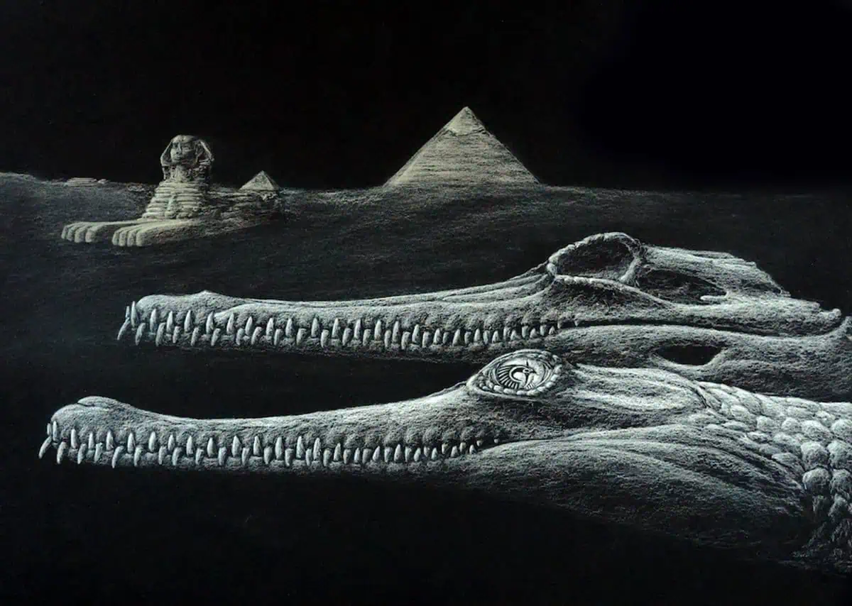 Una nuova specie di coccodrillo è stata scoperta nella pietra calcarea utilizzata per costruire la Grande Sfinge d’Egitto
