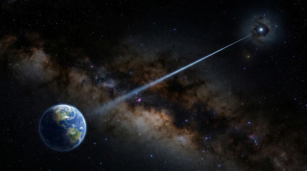 Un buco nero orientato verso la Terra: cosa significa davvero
