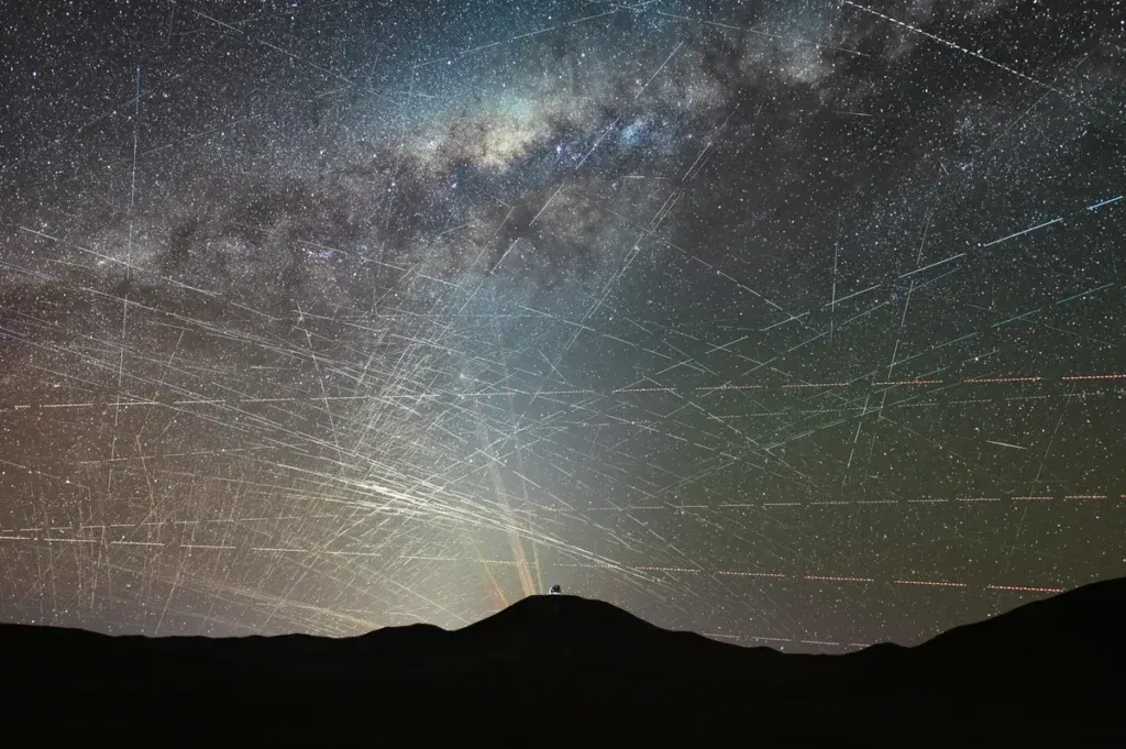 I satelliti delle megacostellazioni sono troppo luminosi: così stanno rovinando il cielo notturno