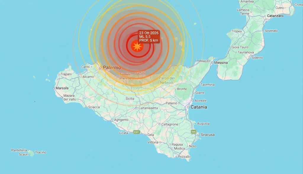 Una serie di scosse di terremoto ha colpito la Sicilia, paura a Palermo. Evacuazioni delle strutture pubbliche